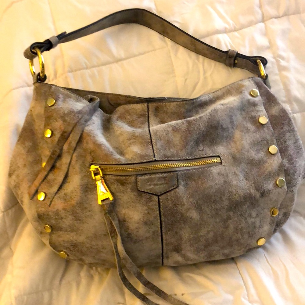 All leather purse